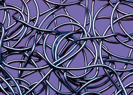 Aluminium approx: 24 x 8,9 cm Alessi Nuvem Wire Basket Fratelli Campana Silver 