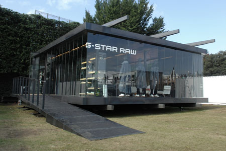 G-Star Raw pavilion at Tokyo Designer's 
