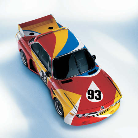 Cult Car Art Mug BMW 3.5 CSL  Art Car Alexander Calder No.93 24h Le M 