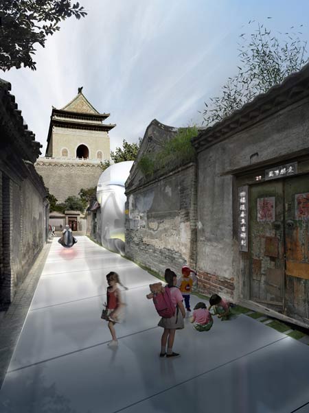 Beijing Hutong Bubble by MAD 2