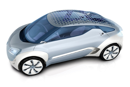 French automobile brand Renault are showing a range of electric concept cars