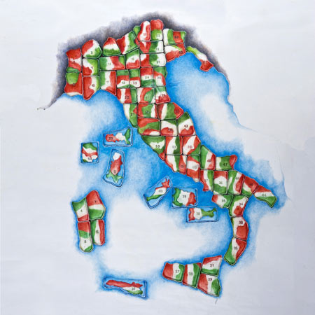 Table Italia by Gaetano Pesce for Cassina