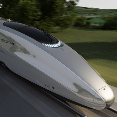 Mercury high speed train by Priestmangoode