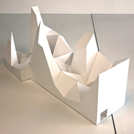 Two models for embassies (retreat I & II) by Anne Holtrop