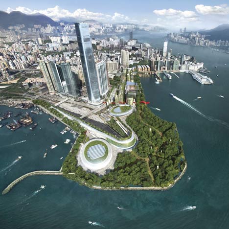 Foster + Partners' masterplan for West Kowloon Cultural District