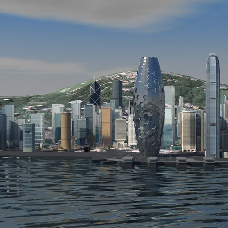 British designer Michael Young has designed a tower for Hong Kong with 