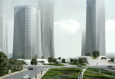Central Business District Wenzhou by Henn Architekten