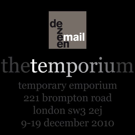 Dezeenmail The Temporium