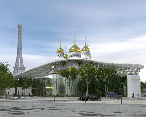 Cultural and Spiritual Russian Orthodox Center in Paris by Arch Group