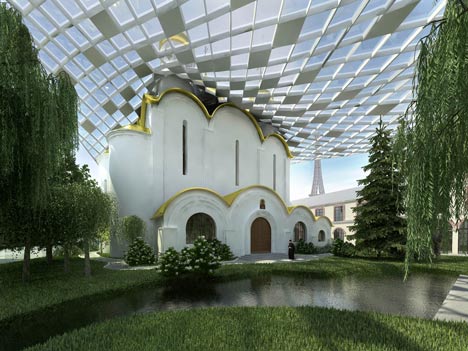Cultural and Spiritual Russian Orthodox Center in Paris by Arch Group