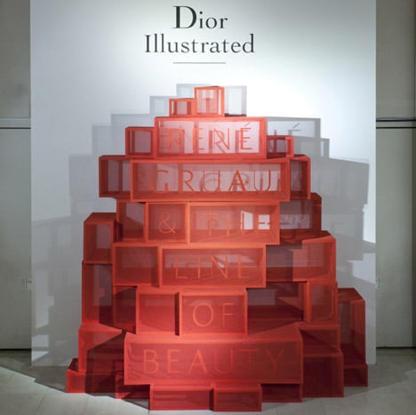 Dior Illustrated by Gitta Gschwendtner at Somerset House