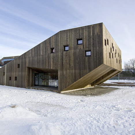 Interior Architecture Schools on Rra Have Completed This Wood Clad Nursery School In Oslo  Norway