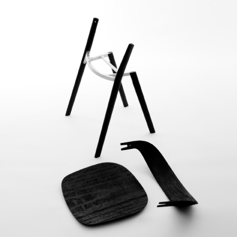 Baguette chair by Ronan and Erwan Bouroullec for Magis