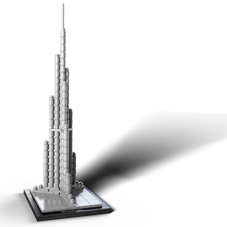 Burj Khalifa in LEGO bricks