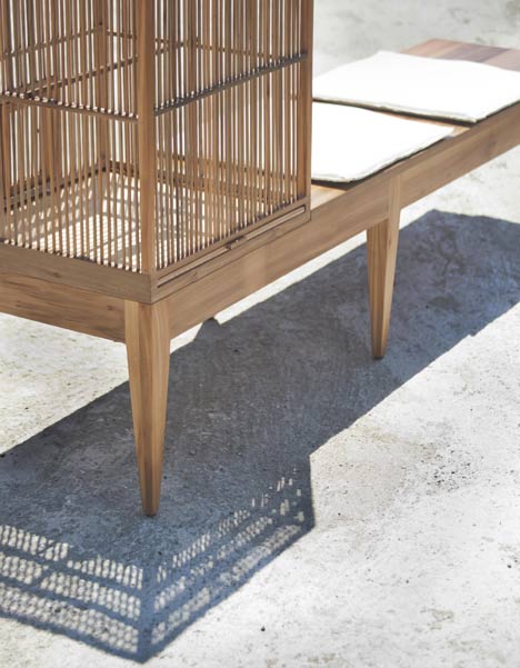Family Bench by Valentin Garal for Le Porc-Shop