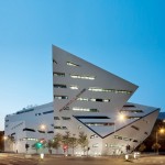 The Run Run Shaw Creative Media Centre by Daniel Libeskind