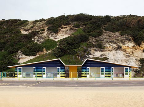 Boscombe Beach Huts by a b i r Architects and Peter Lewis