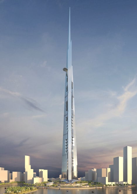 Kingdom Tower - world's tallest building to be built in Jeddah