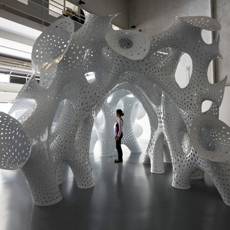 NonLin/Lin Pavilion by Marc Fornes/THEVERYMANY