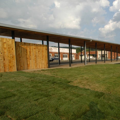 Ковінгтон Farmers Market по конструкції / buildLAB на VA Tech школи архітектури + Design