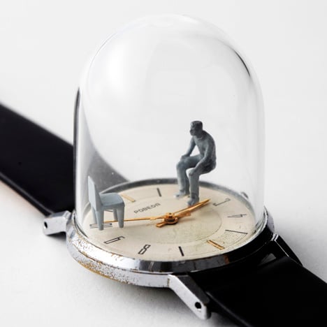 Watch sculptures - Moments in Time by Dominic Wilcox