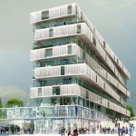 Housing for Jardins de l’Arche by Farshid Moussavi