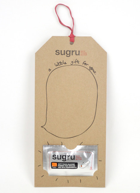 Sugru pop-up and giveaway