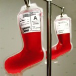 Blood pack of Santa Claus by Kiseung Lee