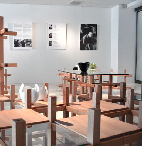 Chidori Furniture by Kengo Kuma and Associates