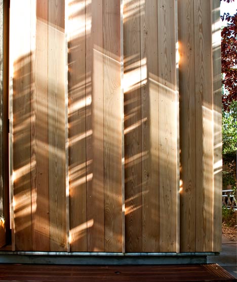 Timber Fin House in Walthamstow by Neil Dusheiko Architect