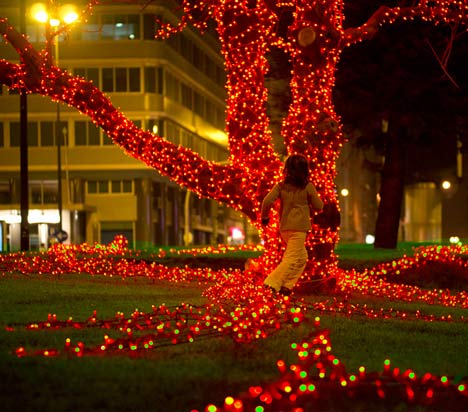 Lisbon Christmas Lights by Pedro Sottomayor, José Adrião and ADOC Lisbon Christmas Lights by Pedro Sottomayor, José Adrião and ADOC