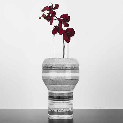 Silestone Slab Vases by Form Us With Love for Cosentino