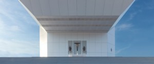 Papstbühne Freiburg by Werner Sobek