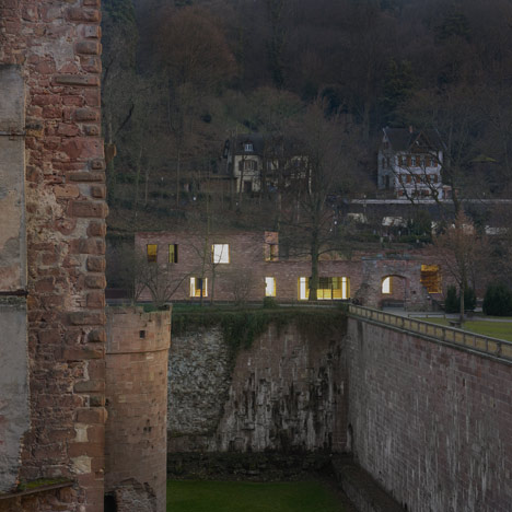 Heidelberg Castle Visitor Centre by Max Dudler