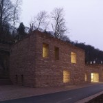 Heidelberg Castle visitor centre by Max Dudler
