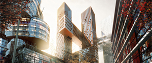 Cross Towers by BIG