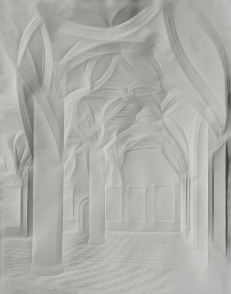 Paper works by Simon Schubert