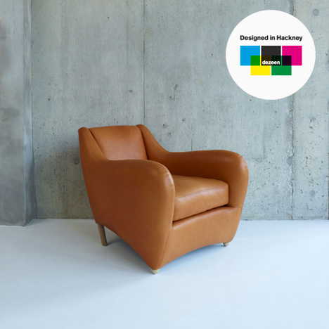 Designed in Hackney Balzac armchair by Matthew Hilton for SCP