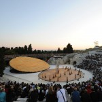 Stage set at the Greek Theatre in Syracuse by OMA