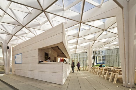Architectural Design Studio on Design Capital Helsinki 2012 Pavilion By Aalto University Wood Studio