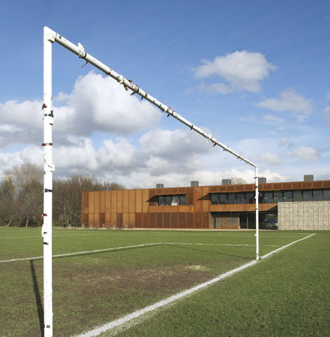 Hackney Marshes Centre by Stanton Williams