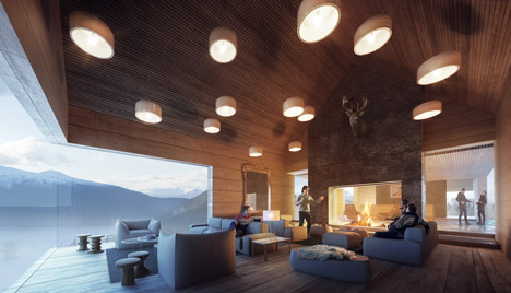Mountain Lodge on Sognefjorden by Haptic