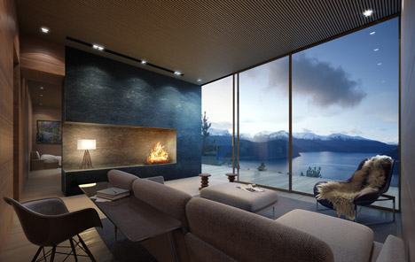 Mountain Lodge on Sognefjorden by Haptic