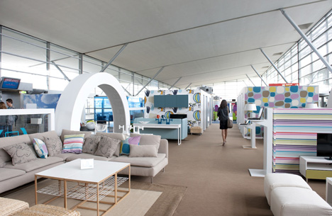 IKEA Lounge at Charles de Gaulle airport - Dezeen