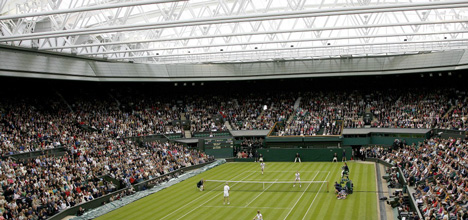 Wimbledon Centre Court sliding roof by Populous