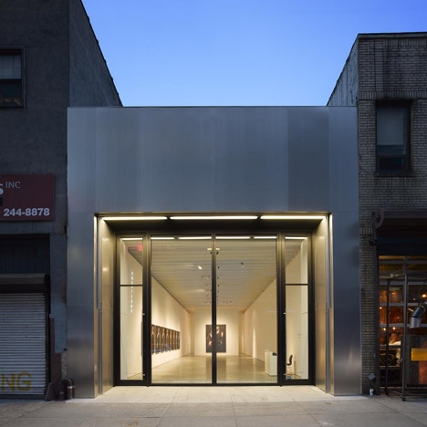 paul kasmin 27th street clad visible aluminium architects completed artworks york where dezeen