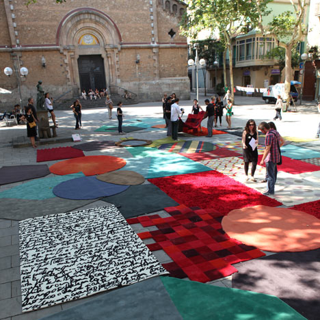Rugs in Plaça de la Virreina by Nanimarquina