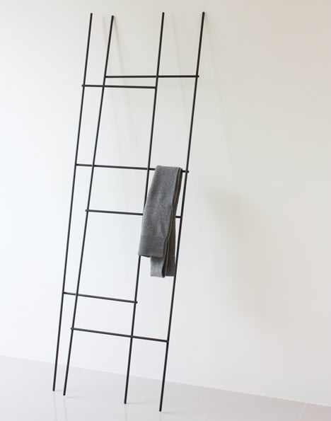 Ladder Coat Rack by Yenwen Tseng
