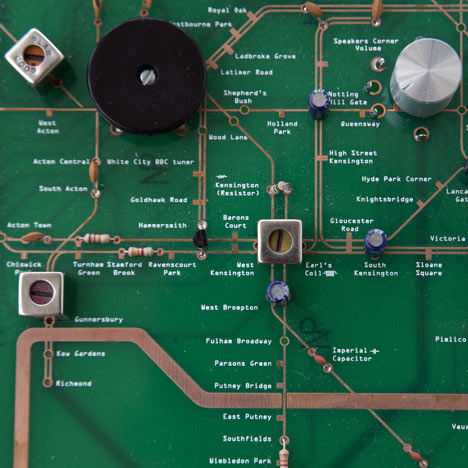 Tube Map Radio and Denki Puzzle by Yuri Suzuki