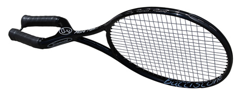 Two-handed tennis racket spotted at US Open